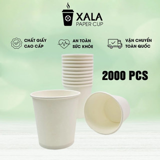  Thùng 2000 chiếc ly giấy 5oz - 150ml Cốc giấy dùng 1 lần dùng trong bữa tiệc liên hoan đám cưới 