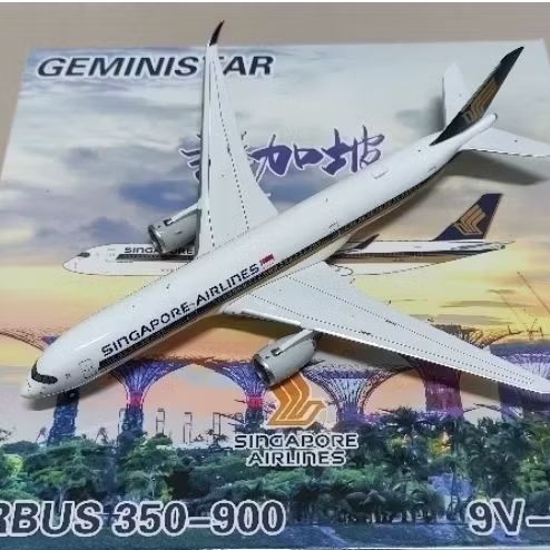 [MÔ HÌNH MÁY BAY SCALE 1:400] Mô hình máy bay A350-900 Singapore Airline