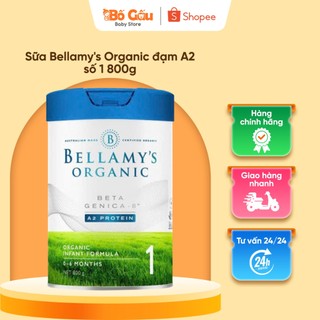  SỮA BELLAMY’S ORGANIC HỮU CƠ A2 8HMO 800g Tăng Đề Kháng Tiêu Hóa Khỏe Phát Triển Toàn Diện 