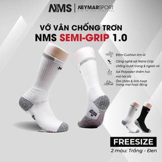  Vớ vân chống trơn NMS SEMI GRIP 1.0 Crew Sock 