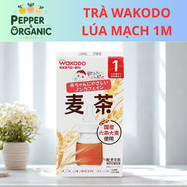 Trà lúa mạch Wakodo cho bé 1m+