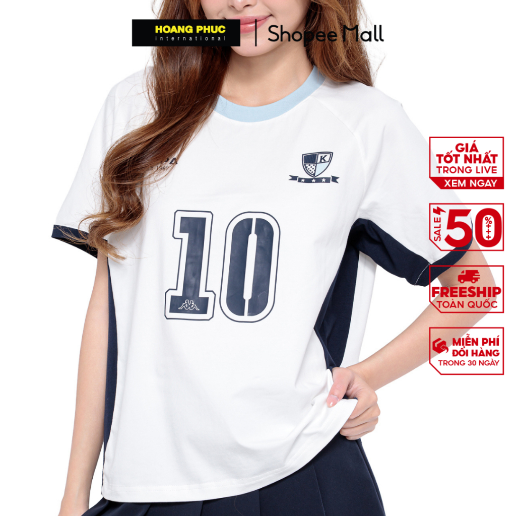 KAPPA ÁO THUN TAY NGẮN NỮ KOBD2TD04 BASIC FIT