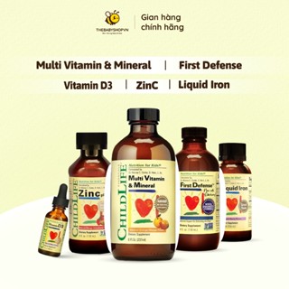  Siro CHILDLIFE MULTIVITAMIN MINERALS - Hàng Chuẩn Mỹ Ship Air 