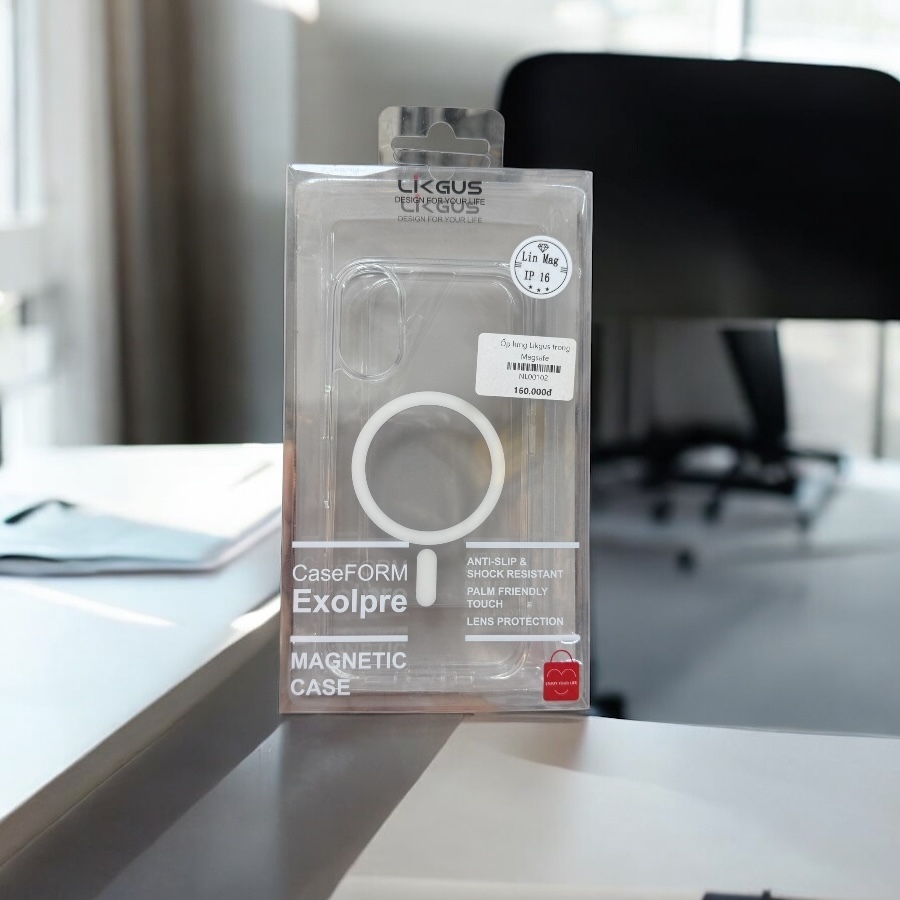 Ốp lưng iPhone 16 trong suốt Likgus