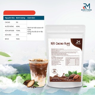 Bột Cacao Nguyên Chất RUMI LPUS Cacao | Đậm Vị, Giàu Chất Chống Oxy Hóa,