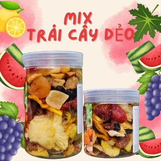 MIX ĐỦ MÓN TRÁI CÂY SẤY DẺO VILIFARM ít đường chua ngọt đủ vị