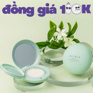  Accoje cushion chống nắng cấp ẩm Protection Moisture Sun Cushion SPF50+ PA++++ 