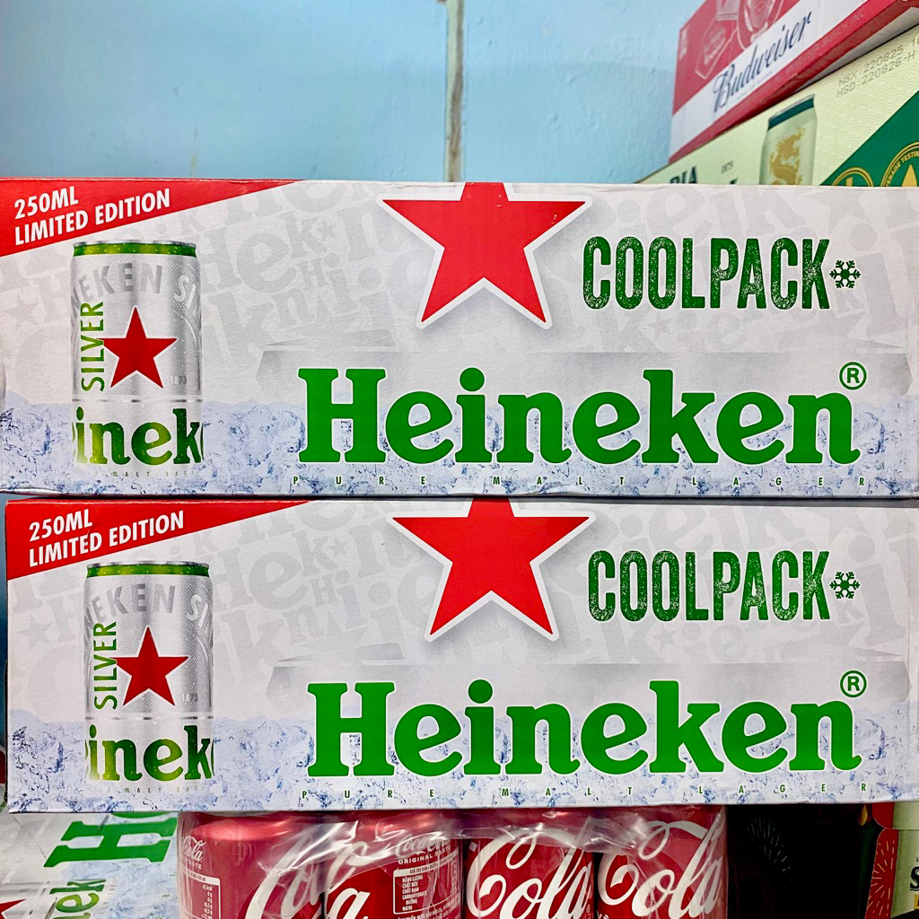 ( GIAO HOẢ TỐC) HEINEKEN COOLPACK 250ml