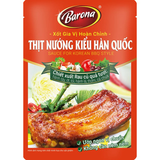 Xốt gia vị hoàn chỉnh barona thịt nướng kiểu hàn quốc 80g/ sốt barona thịt nướng kiểu hàn quốc