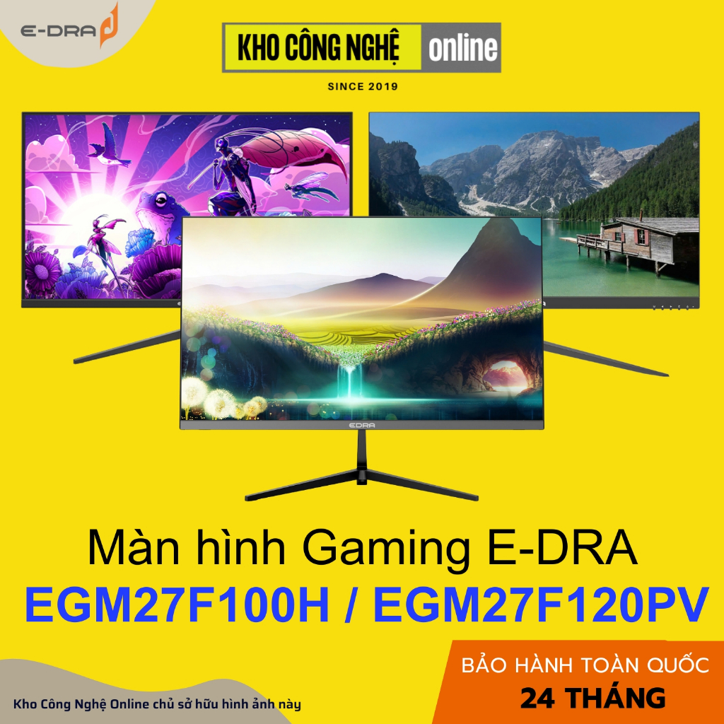Màn hình Gaming E-DRA EGM27F100 27 inch FullHD 100hz (Hàng Chính Hãng)