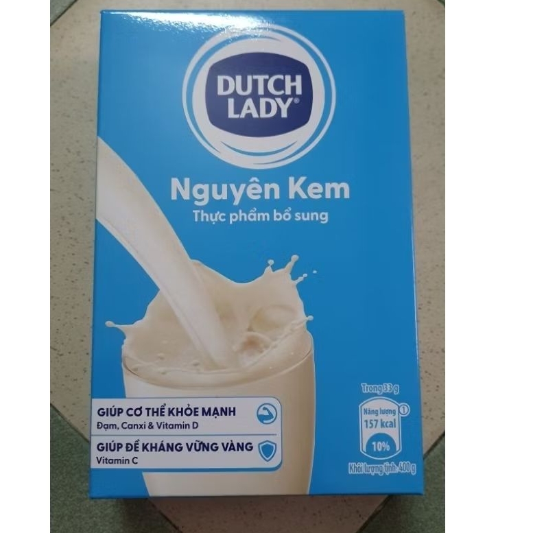 (Bao bì mới) Sữa bột Cô gái Hà Lan nguyên kem 400g từ 6 tuổi