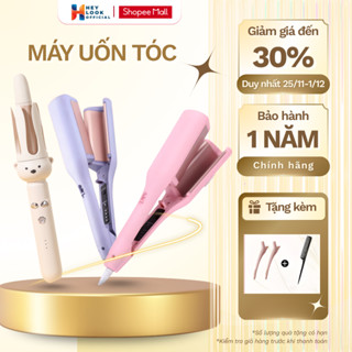 Máy Làm Tóc Xoăn Hippie Sóng Nước 32mm, Uốn Xoăn Tự Động GODWELL Chất Liệu Gốm Sứ Đường Kính Uốn 28mm