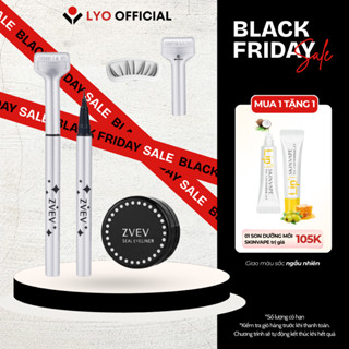  Bút kẻ mi dưới Khuôn kẻ mắt eyeliner ZVEV Con dấu in mi dưới sắc nét - Tặng khuôn in eyeliner 