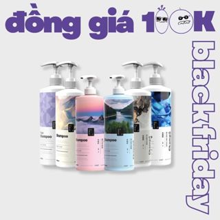  Dầu gội hương nước hoa thơm lâu kiềm dầu mượt tóc Ilsang Factory Nature Shampoo 1000ml 