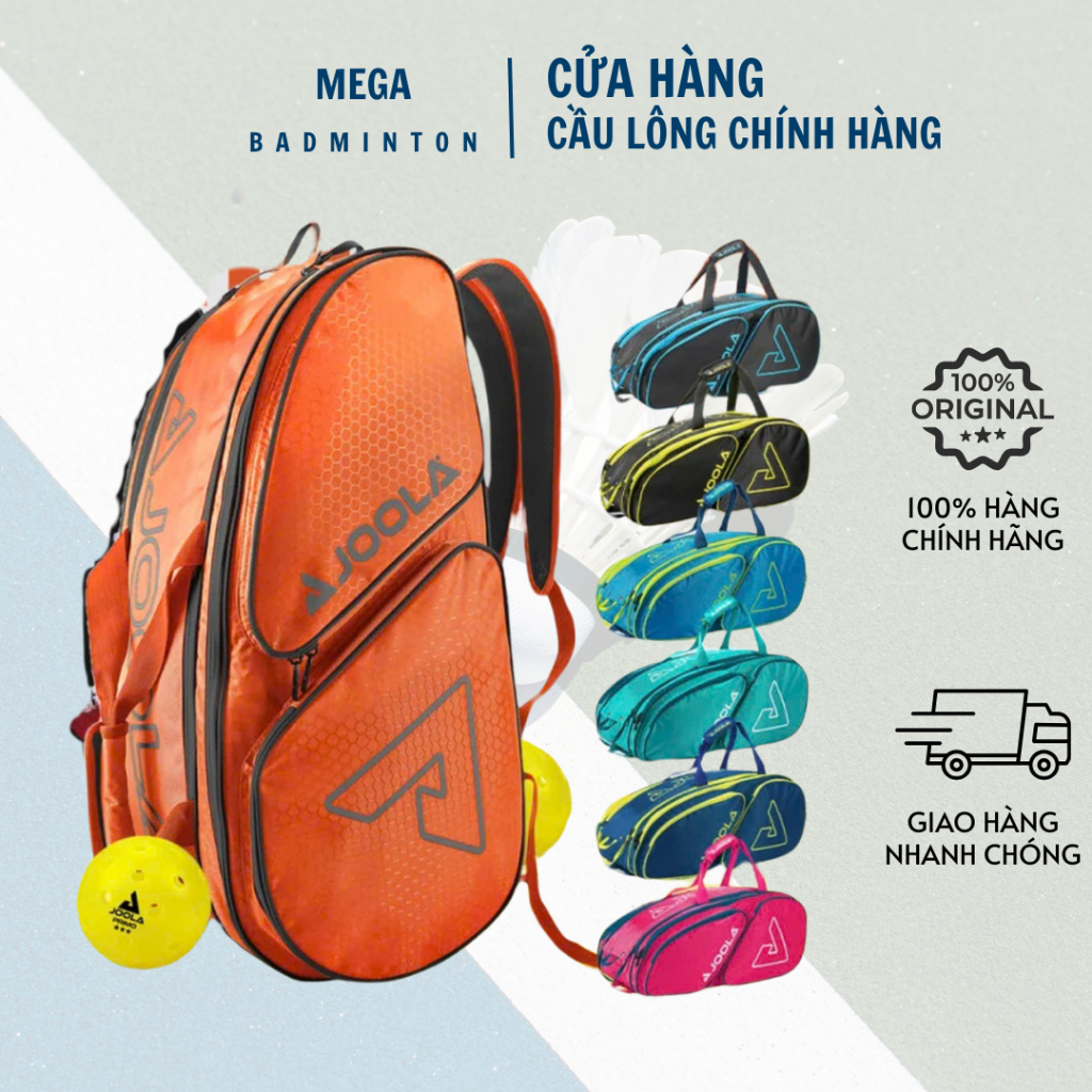 (Chính Hãng) Túi Thể Thao Pickleball, Tennis Thương Hiệu Joola - Joola Tour Elite Đủ Màu