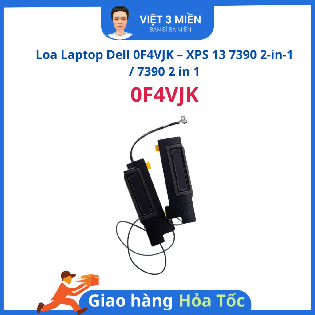 Loa Laptop Dell 0F4VJK – XPS 13 7390 2-in-1 / 7390 2in1 – Hàng Zin Đúng Mã