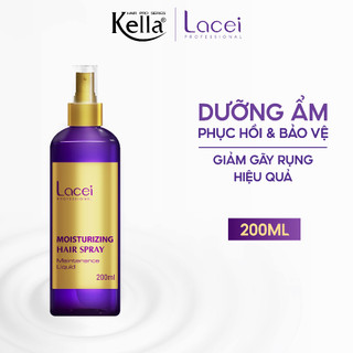 Xịt dưỡng tóc Lacei hỗ trợ phục hồi tóc hư tổn - chai 200ml