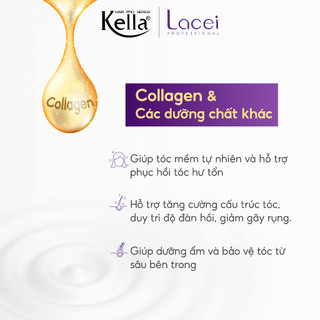 Xịt dưỡng tóc Lacei hỗ trợ phục hồi tóc hư tổn - chai 200ml