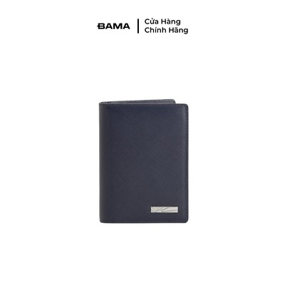 Ví nam nữ da bò BAMA Wallet W603 nhiều ngăn dáng ngang siêu mỏng gọn nhẹ chất liệu da saffiano chống xước
