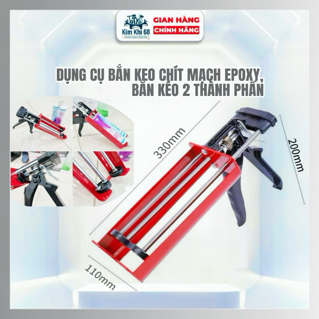 Dụng Cụ bắn Keo 2 Thành phần,Keo Chít mạch Epoxy