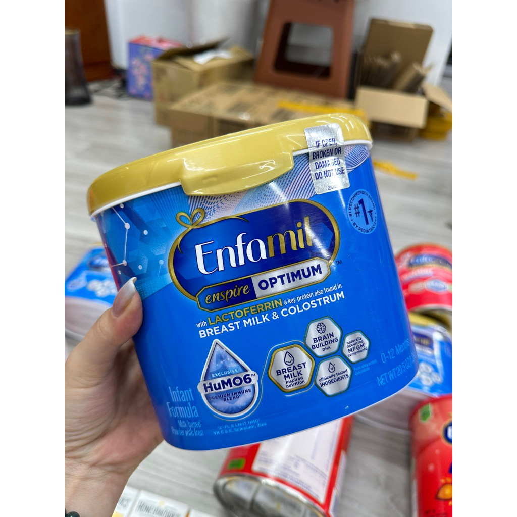 Sữa bột Enfamil Enspire hộp nhựa 581g cho trẻ từ 0m