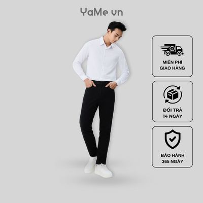 Quần Kaki Nam DurableTex™ Vải Dày Dặn Sờ Êm Tay Non Branded 055 Dáng Ôm Vừa F2 24597 |YaMe|