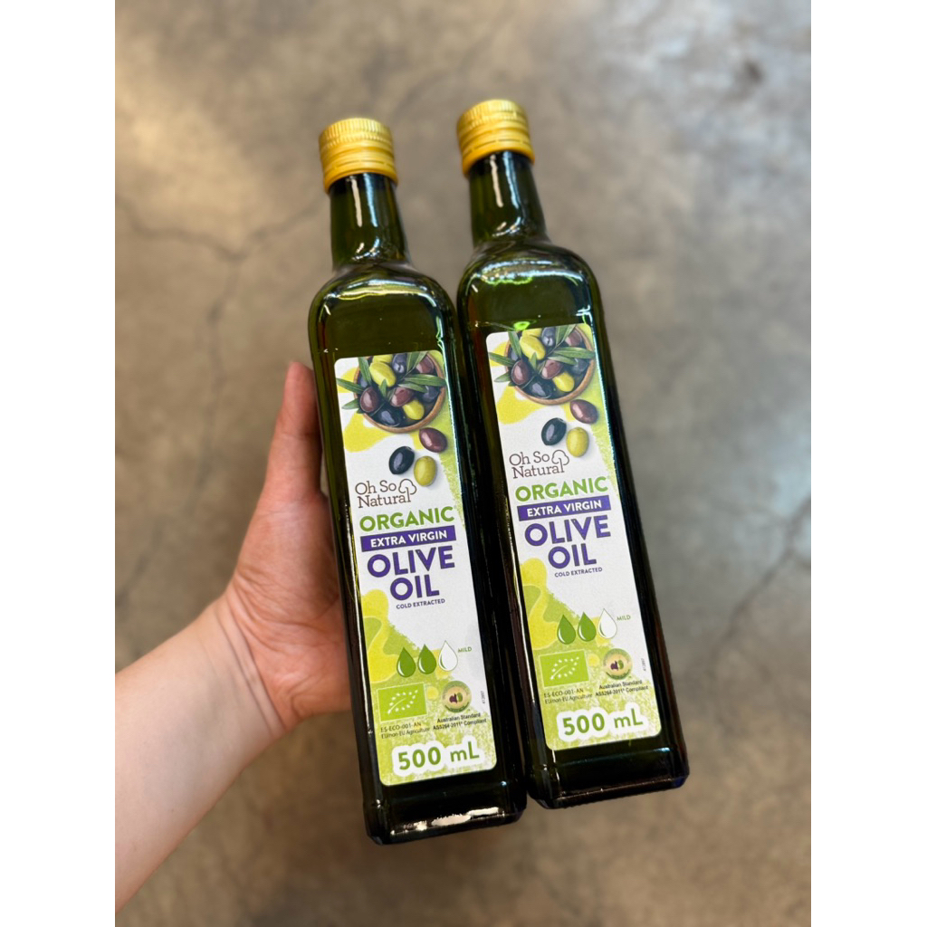 Dầu ô liu nguyên chất hữu cơ Oh So Natural (Oh So Natural Organic Extra Virgin Olive Oil).