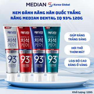  Kem Đánh Răng Median Dental IQ 93% 120g – Trắng Răng Ngừa Sâu Răng Thơm Miệng 