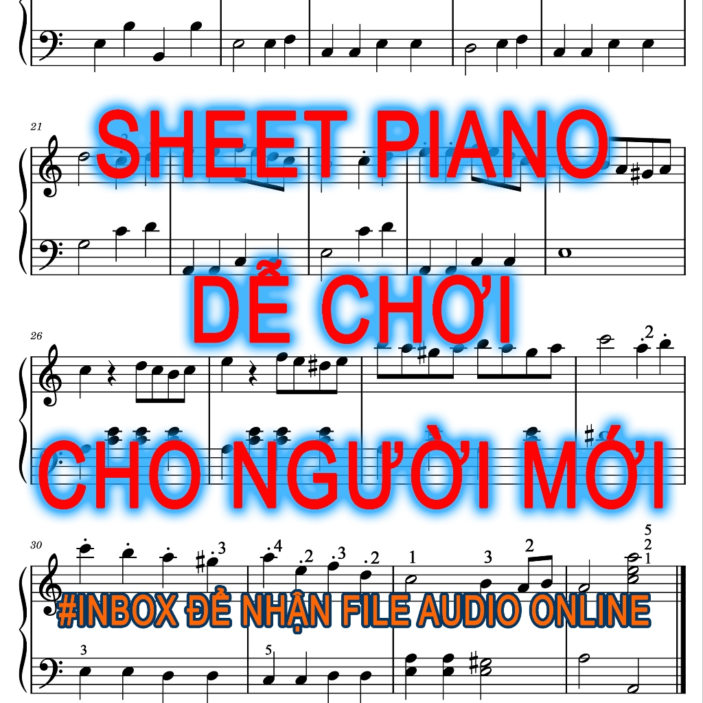 10 Sheet Piano Nhạc Phim Hay Nhất – Dễ Chơi, Cảm Âm Hay, Phù Hợp Cho Người muốn luyện tập nâng cao.
