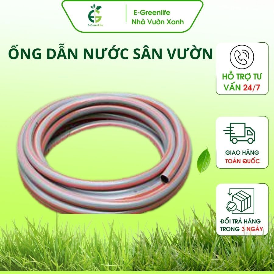 Combo 10/15/20m ống dẫn nước sân vườn chống gập 3 lớp kèm phụ kiện phi 16/20mm, ống nước siêu bền,
