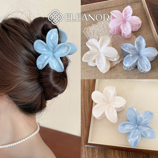  Kẹp tóc nữ càng cua Eleanor Accessories hình hoa sứ nhiều màu kẹp tóc basic phụ kiện tóc 8335 
