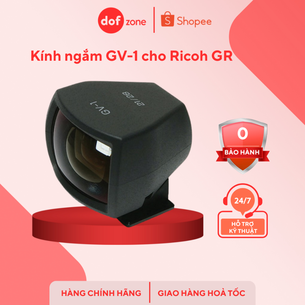 Kính ngắm ngoài GV-1 dành cho máy ảnh Ricoh GR II/GR III/GR IIIx/GR IV | Chính Hãng
