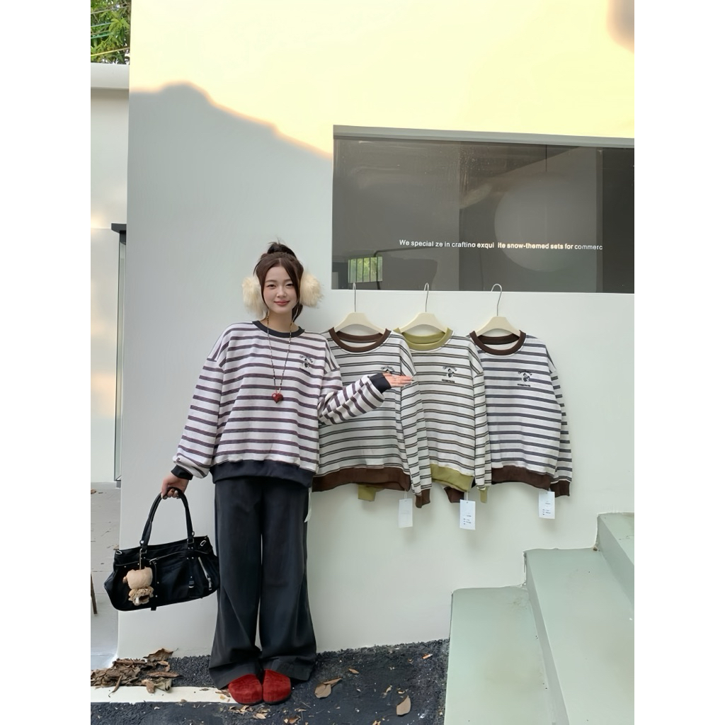 xteen - áo kẻ vịt  61555