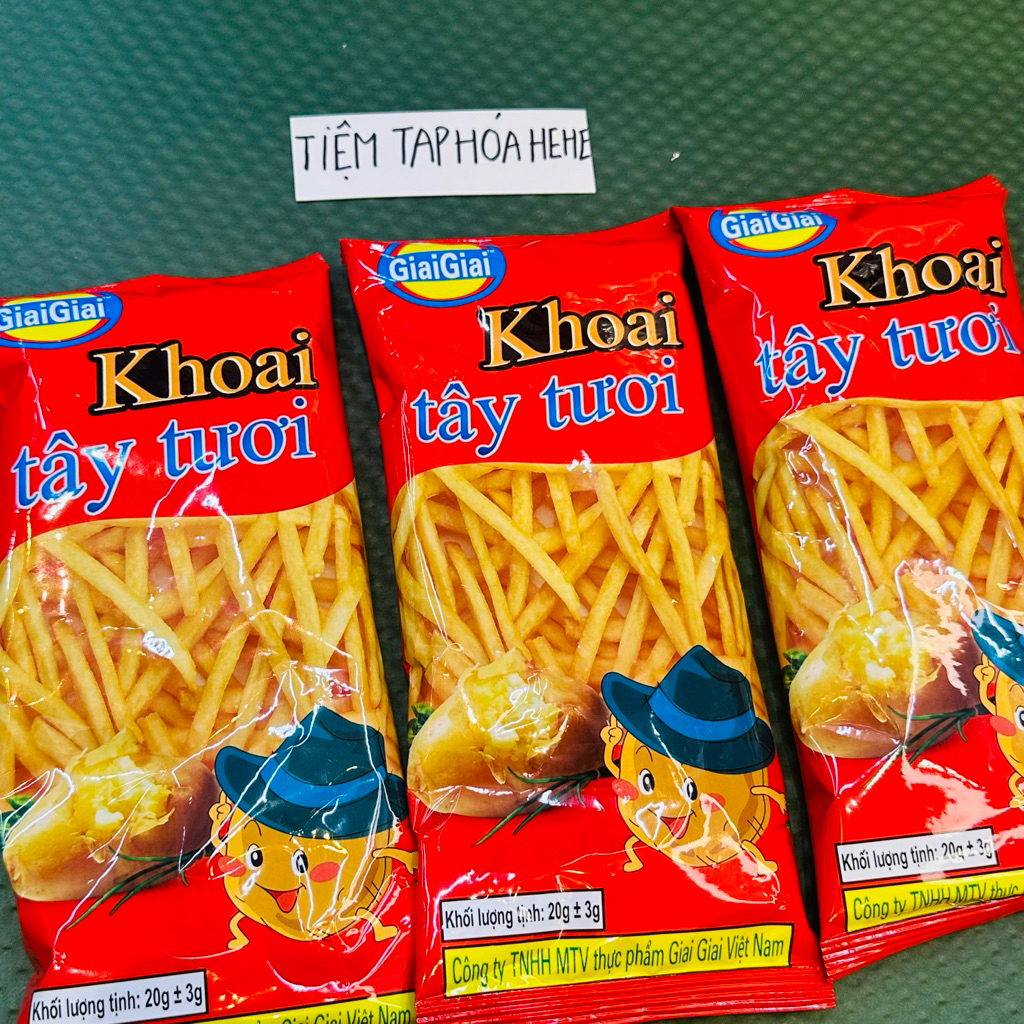 [ ĂN VẶT TUỔI THƠ ] 2K SNACK KHOAI TÂY TƯƠI COMBO 10G