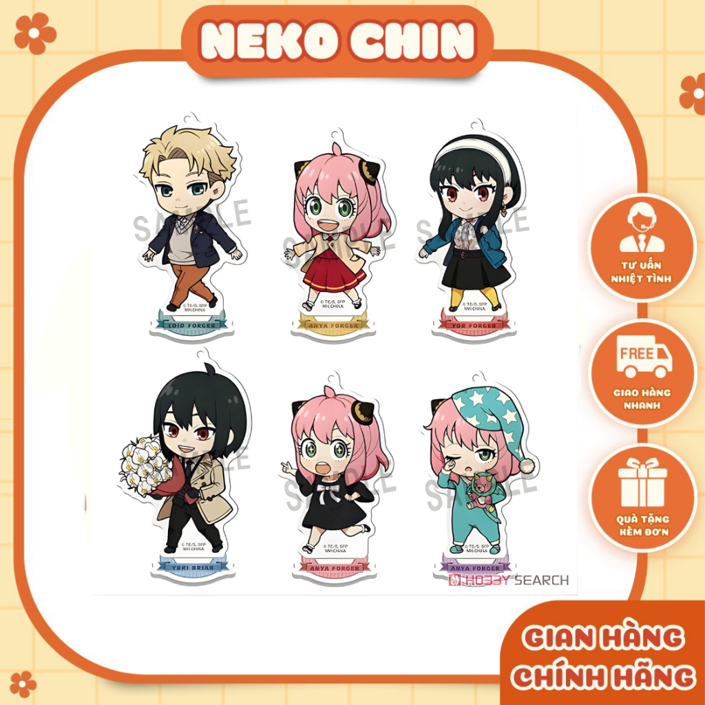 Standee nhân phẩm Spy x Family TokoToko - Chính Hãng | Tặng Sleeves | Goods By Nekochin