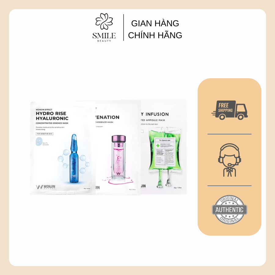 Mặt Nạ  Wonjin hộp 10 miếng