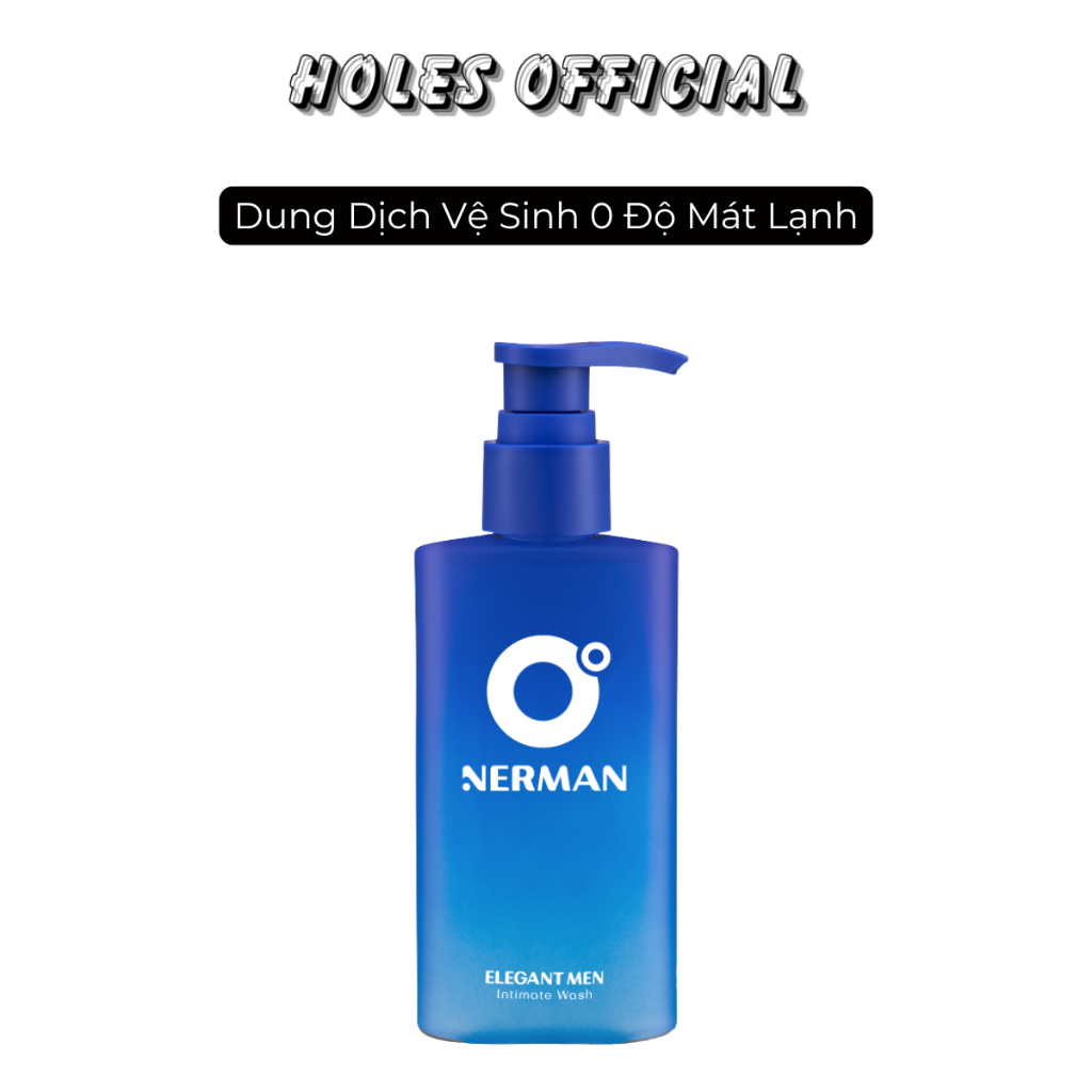 Dung dịch vệ sinh nam Nerman 0 độ - hương nước hoa