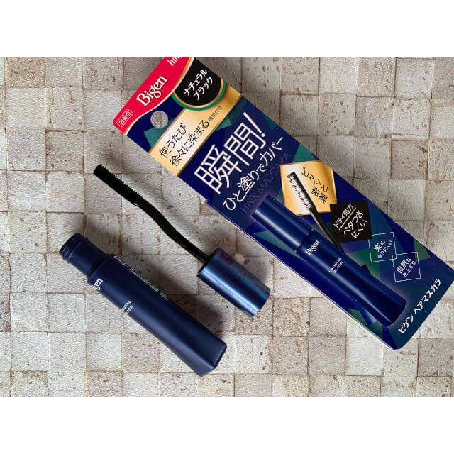 Bút chấm chân tóc Bigen hair mascara - Nhuộm tóc bạc tạm thời Bigen Hair Mascara Nhật Bản