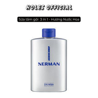 Sữa tắm gội nam hương nước hoa Nerman Gentleman 3 in 1 350ml