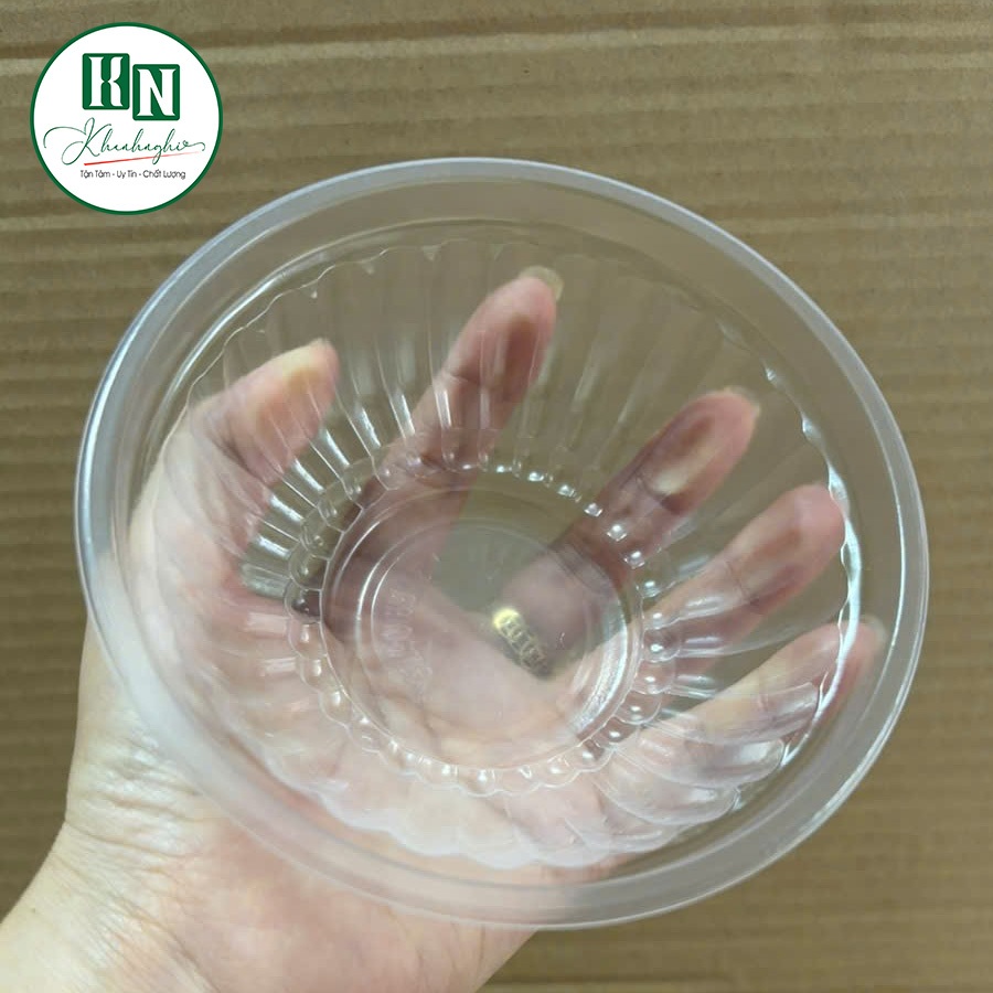 Chén nhựa trong 303 lốc 50 cái dùng 1 lần, đựng mắm, ăn cơm, đựng đồ ăn  không nắp