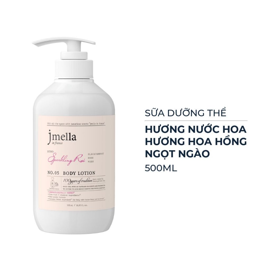 Dưỡng thể hương nước hoa Jmella 500ml