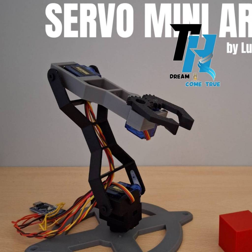 TAY GẮP SERVO MINI ARM – TƯƠNG THÍCH MG90S / SG90S