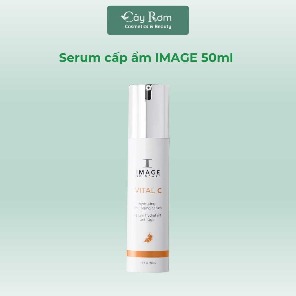 Serum cấp ẩm IMAGE hỗ trợ sáng da & mờ nếp nhăn IMAGE Vital C Hydrating Anti - Aging Serum 50ml | Câ
