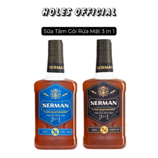  Sữa tắm gội rửa mặt Nerman Lion Bartender 3 In 1 