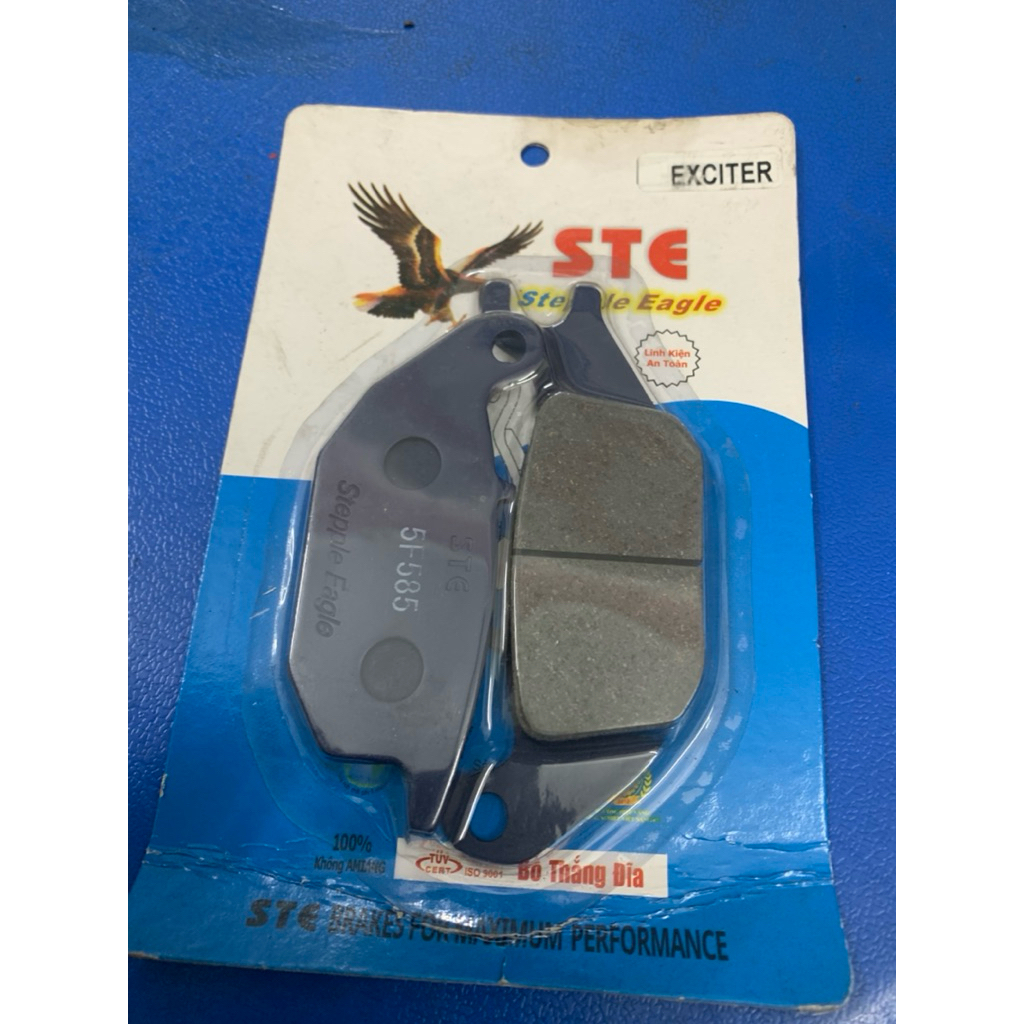 Má, phanh đĩa Exciter má phanh đĩa sau Exciter 150,chính hãng, STE