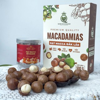  Hạt macca cao cấp size 24-30 sấy nứt vỏ hạt giòn thơm ngon 