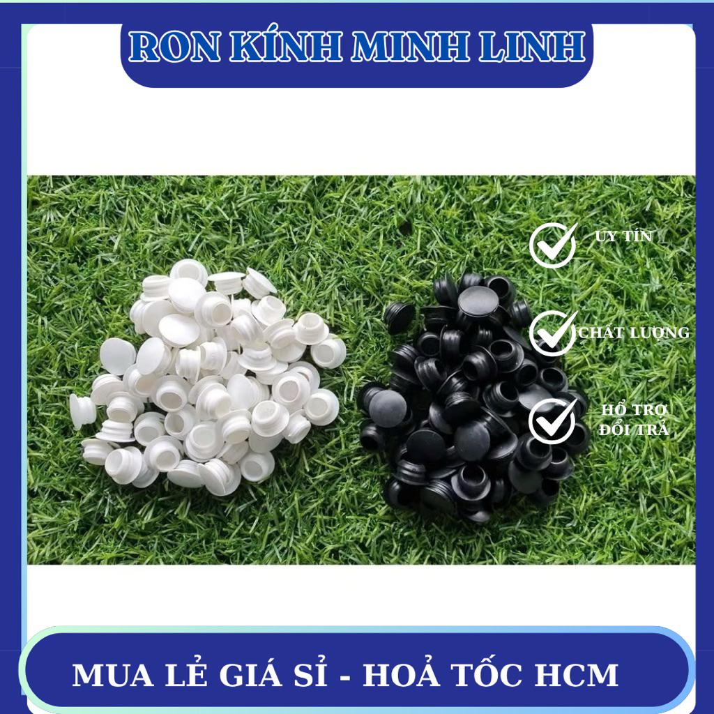Nút cao su bịt lỗ φ 10 mm – Bịt lỗ khoan, nút chụp bịt lỗ đa màu