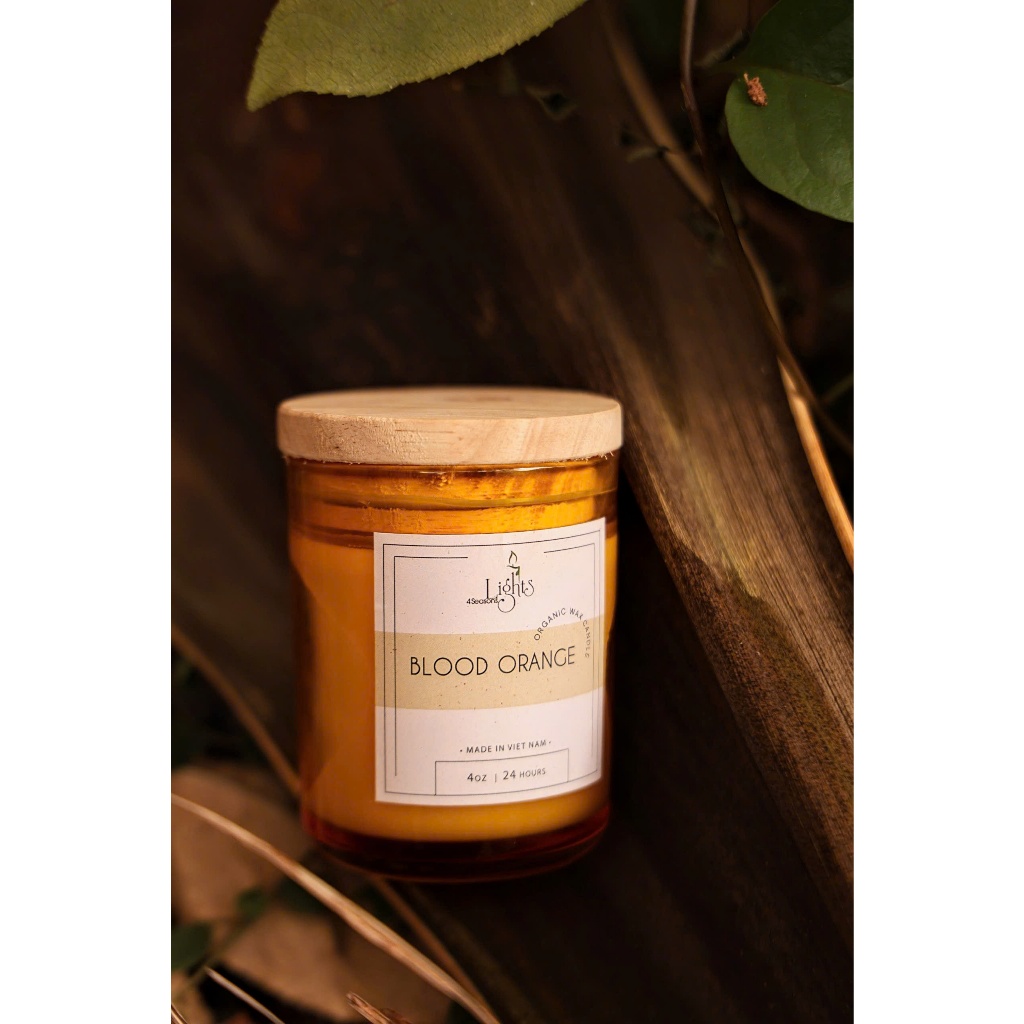 Nến thơm BLOOD ORANGE by Light4seasons 4oz
