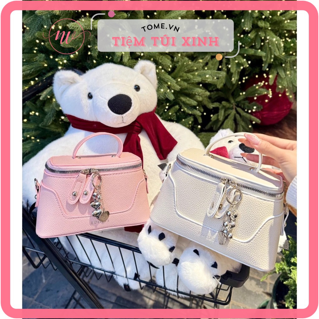 Túi cốp EDORIS da gạo mềm(kèm móc tym)phong cách hàn quốc hottrend.