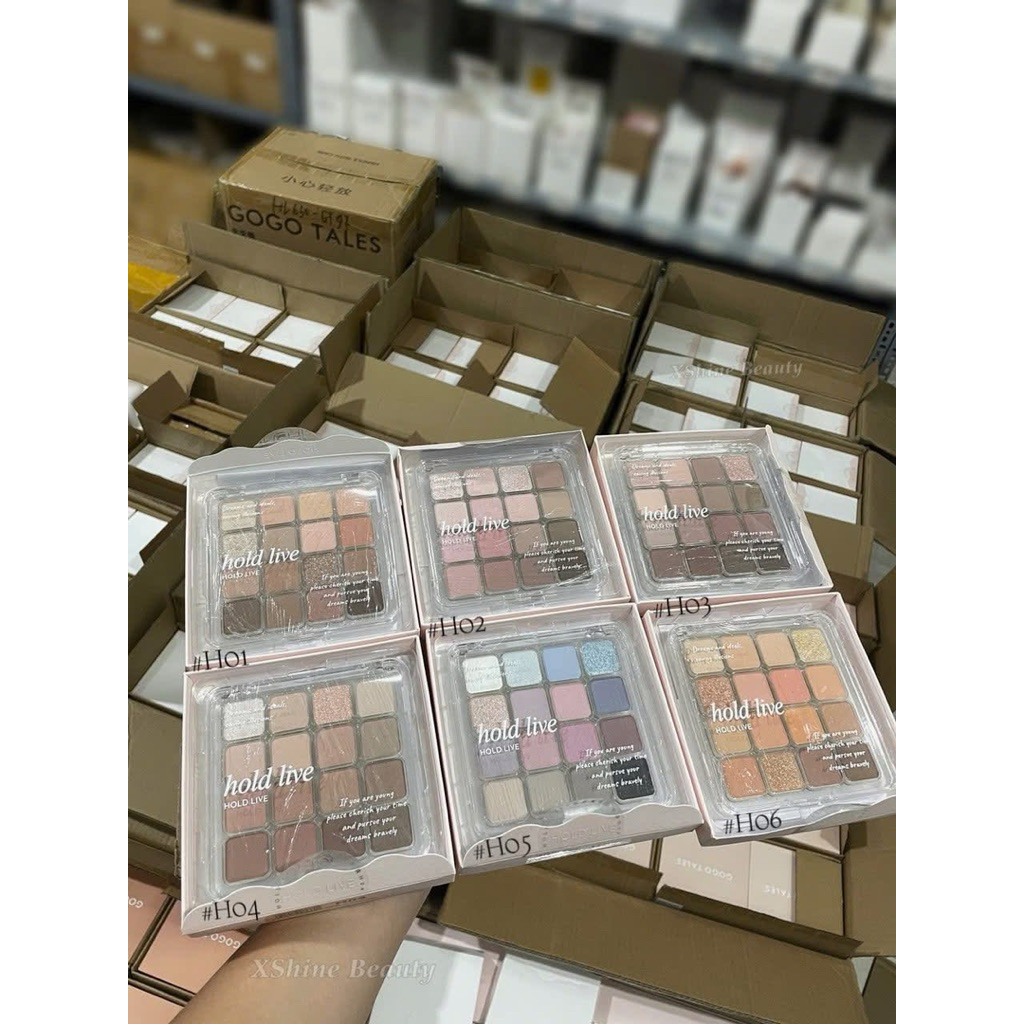 [AUTH 100%][H01-H06] BẢNG PHẤN MẮT 16Ô HOLD LIVE